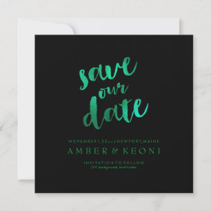 PixDezines Rett Date/Emerald Green/DIY Hintergrund Save The Date