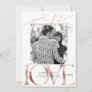 PixDezines Rett Datum/Botanica-Liebe Save The Date