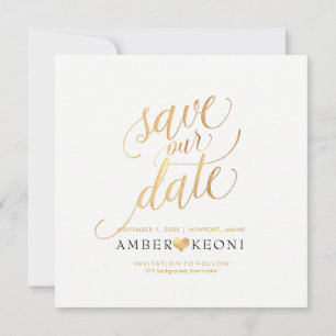 PixDezines Rett Datum/Imitat Gold/DIY Hintergrund Save The Date