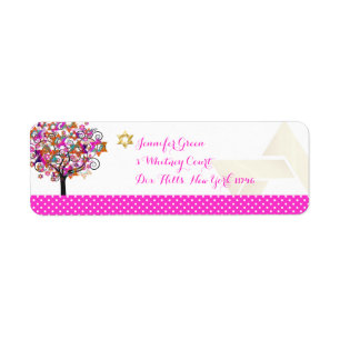 PixDezines Rosa Baum des Lebens/Bar Mizwa