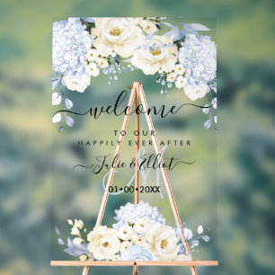 PixDezines Roses élégants Ice Blue Hyde Alabaster