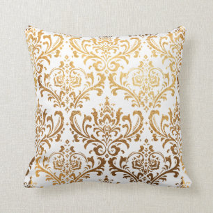 PixDezines Rossi Damask/Imitat Gold Kissen