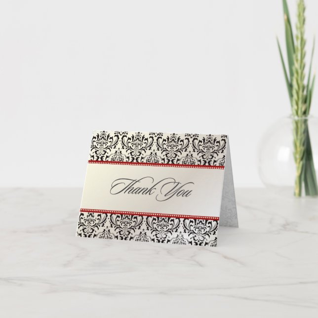 PixDezines Rossi Damask, Merci Cartes (Devant)