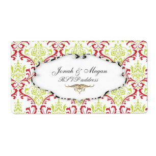 PixDezines Rossi Damask Weihnachten