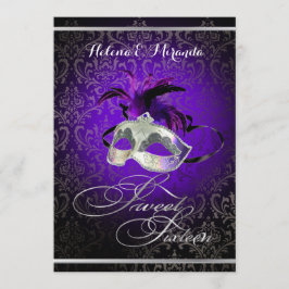 PixDezines Rossi Sweet 16 Masquerade / DIY Farbe!! Einladung