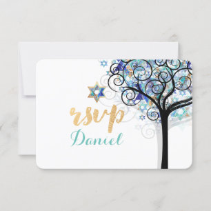 PixDezines rsvp arbre de vie Bat mitzvah