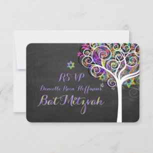PixDezines rsvp arbre de vie Bat mitzvah
