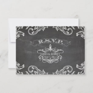 PixDezines rsvp chalkboard/rococo