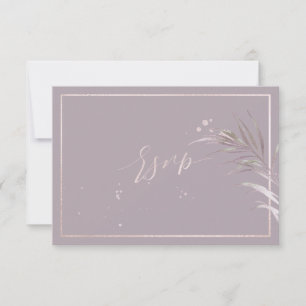 PixDezines RSVP Mauve Palmen DIY Hintergrund Karte