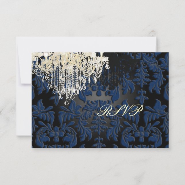 PixDezines rsvp Midnight Blue+noir/lustre (Devant)