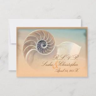 PixDezines rsvp nautilus, invitations de mariage