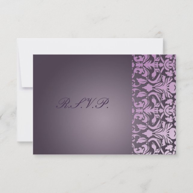 PixDezines rsvp plum flora damask/do-it-yourself a (Devant)