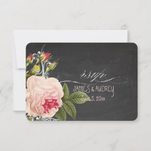 PixDezines rsvp tchalkboard+roses vintages+pivots
