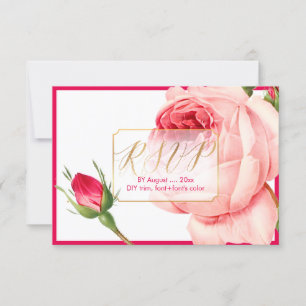 PixDezines RSVP Vintages Roses/Faux Gold/DO-IT-YOU
