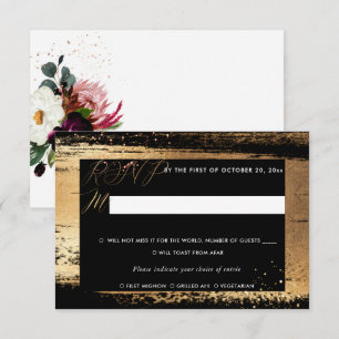 PixDezines Rustic Bloom Wasserfarbe UAWG w Mahlzei Einladung