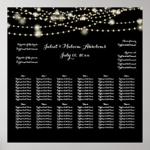 PixDezines-Saiten der LichterSitzdiagramm Poster