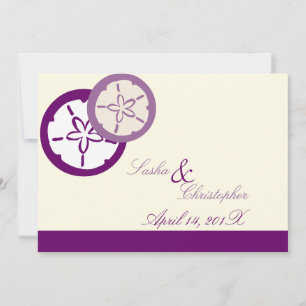 PixDezines Sand Dollar Starfish/DIY Color! Einladung