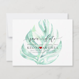 PixDezines Save Datum/Greenery, Monstera The Date