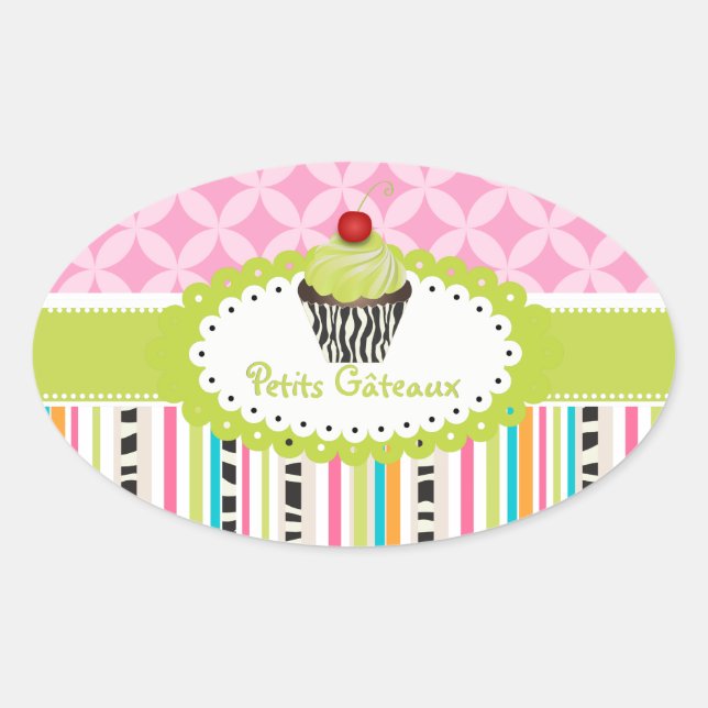 PixDezines-Schlüssellime-Wirbel, Kuchen/DIY-Farbe Ovaler Aufkleber (Vorderseite)