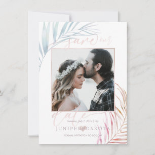 PixDezines SILVER PALMS SAVE THE DATE