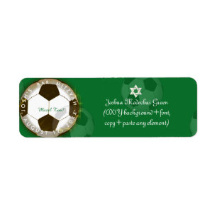 ✡ PixDezines Soccer Bar Mitzvah
