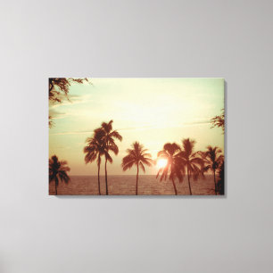 PixDezines Sonnenuntergang am Mauna Kea Beach Leinwanddruck