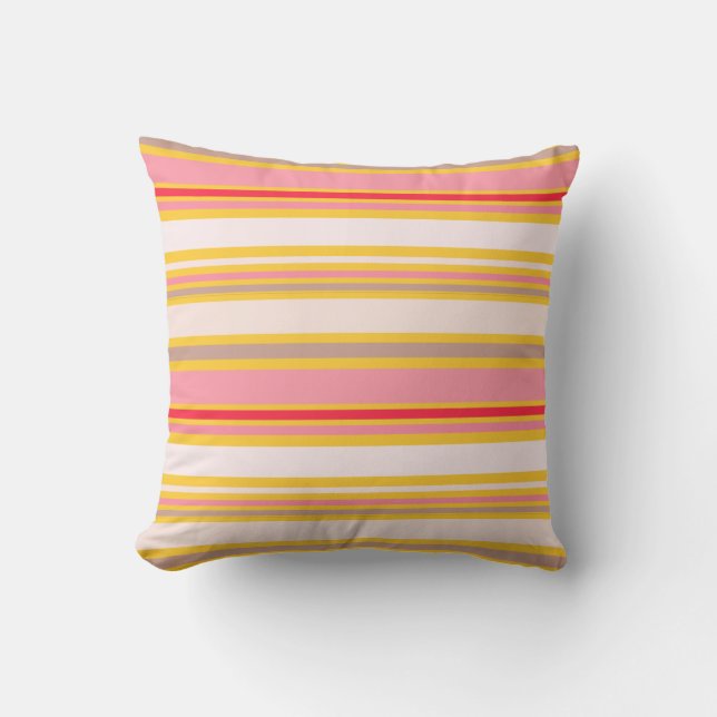PixDezines-Streifen/DIY-Farbe Kissen (Vorderseite)
