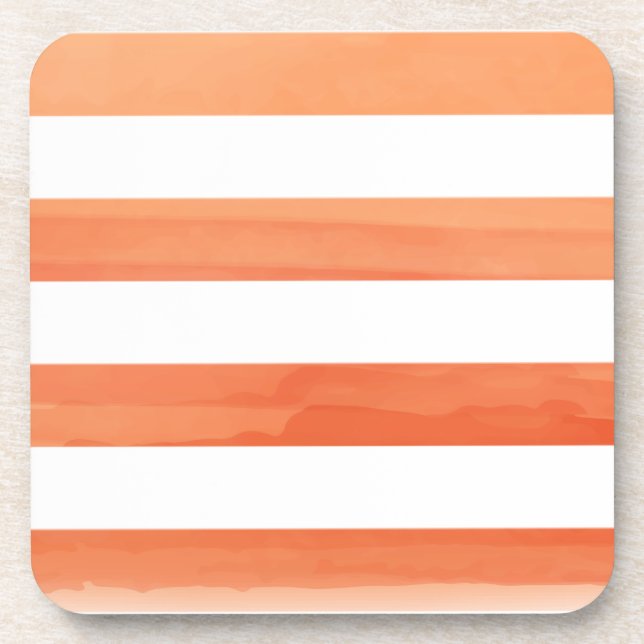 PixDezines Stripes/digitale Wasserfarbe Untersetzer (Vorderseite)