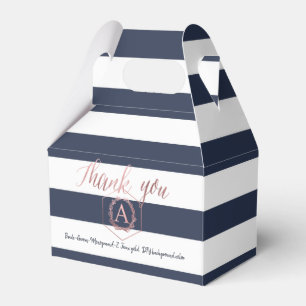 PixDezines Sweet Honeycomb Marine+White Stripes Geschenkschachtel