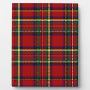 PixDezines tartan, Stewart-Clan Fotoplatte