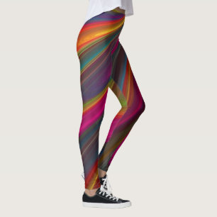 PixDezines Techno Dance/Neonlichter Leggings