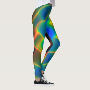 PixDezines Techno-Tanz/Neonbeleuchtung Leggings