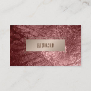 PixDezines Texture, Imitate Metallic Bronze Visitenkarte