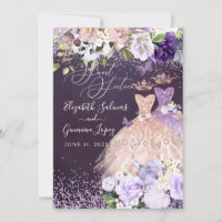 PixDezines Twins Sweet 16 Rose Gold Dusty Lila I