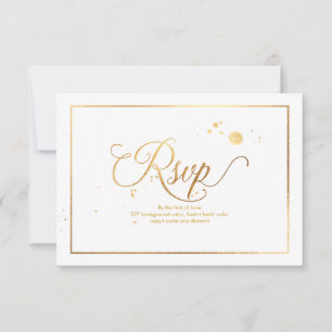 PixDezines UAWG Dazzled Imitate Goldmedaille Confe RSVP Karte