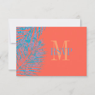 PixDezines uAwg hula palms/Degenkorallenuntergrund RSVP Karte