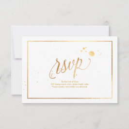 PixDezines UAWG Imitate Gold Veins Marmorkonfetti RSVP Karte