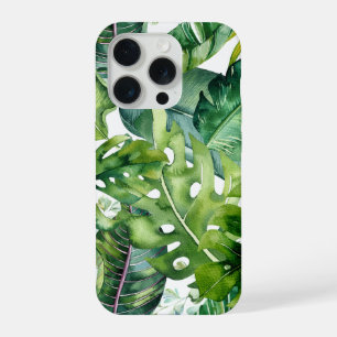 PixDezines üppige grüne tropische Foliage iPhone 15 Pro Hülle