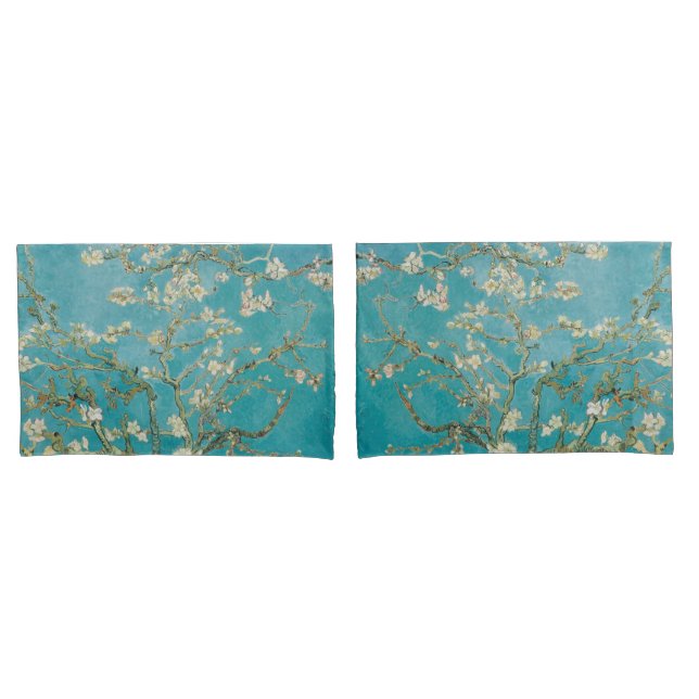 PixDezines Van Gogh Almond Blüten/St. Remy Kissenbezug (Vorderseite-Set)