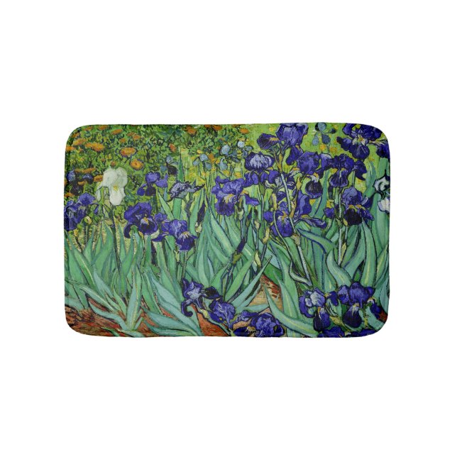 PixDezines van gogh iris/st. remy Badematte (Vorderseite)