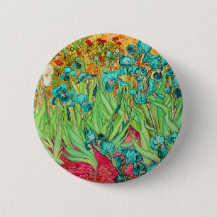PixDezines van gogh iris/st. remy Button
