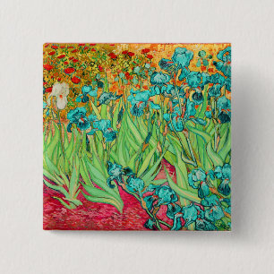 PixDezines van gogh iris/st. remy Button