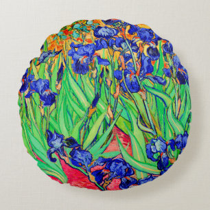 PixDezines van gogh iris/st. remy Rundes Kissen