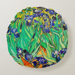 PixDezines van gogh iris/st. remy Rundes Kissen