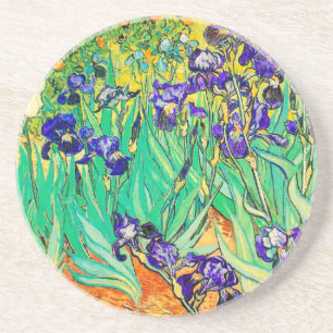 PixDezines van gogh iris/st. remy Sandstein Untersetzer