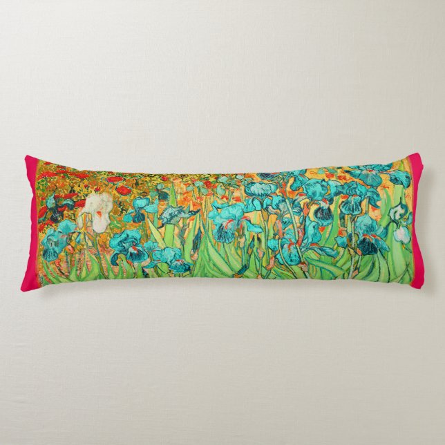 PixDezines van gogh iris/st. remy Seitenschläferkissen (Vorderseite)