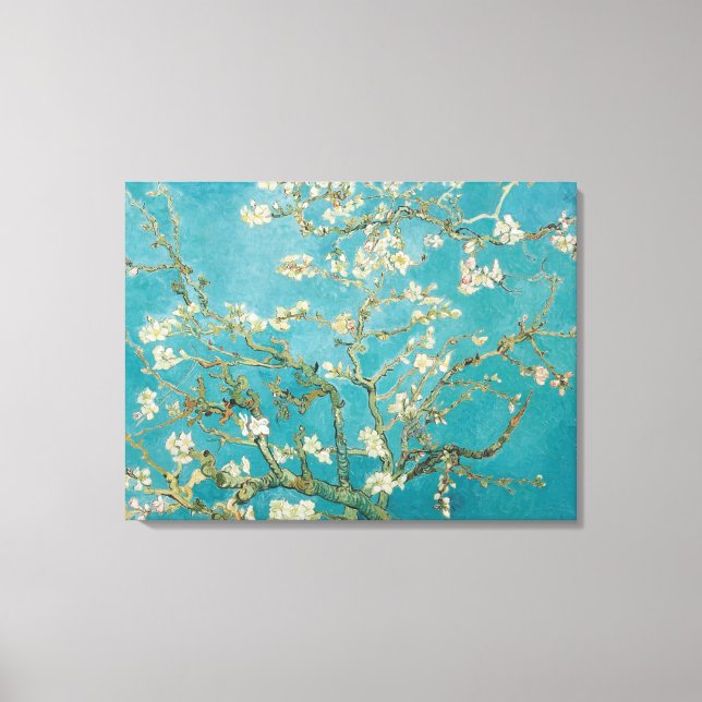 PixDezines van gogh Mandelblüten Leinwanddruck (Vorderseite)