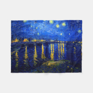 PixDezines van gogh/Starnight sur Rhone Fleecedecke