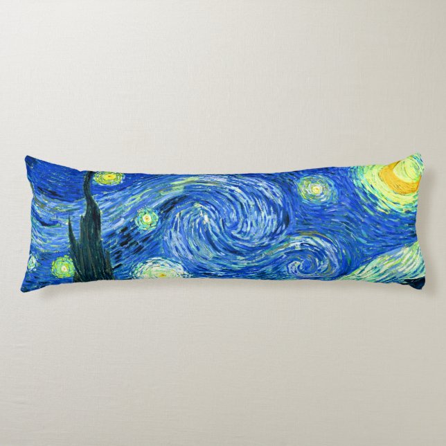 PixDezines van gogh sternige Nacht/st. Remy Seitenschläferkissen (Vorderseite)