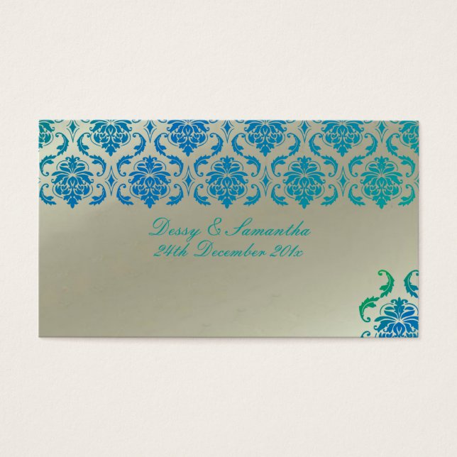 PixDezines Vendome Damask/Gastgeschenke Hochzeiten (Vorderseite)